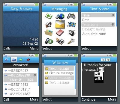 Blue - Темы Sony Ericsson