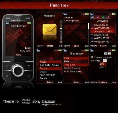 Precision - Темы Sony Ericsson