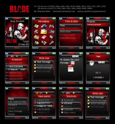 Blade - Темы Sony Ericsson