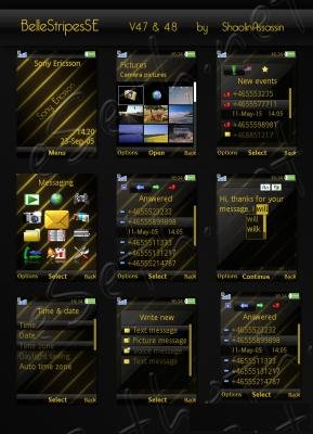 Belle Stripes - Темы Sony Ericsson