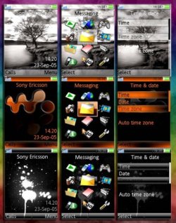 3 красивые темы - Темы Sony Ericsson